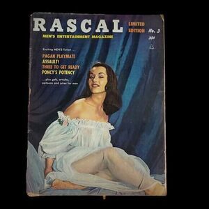 Rare Rascal Magazine Volume 1, Issue 3 - September, 1963 Mens Interest Pin-Ups